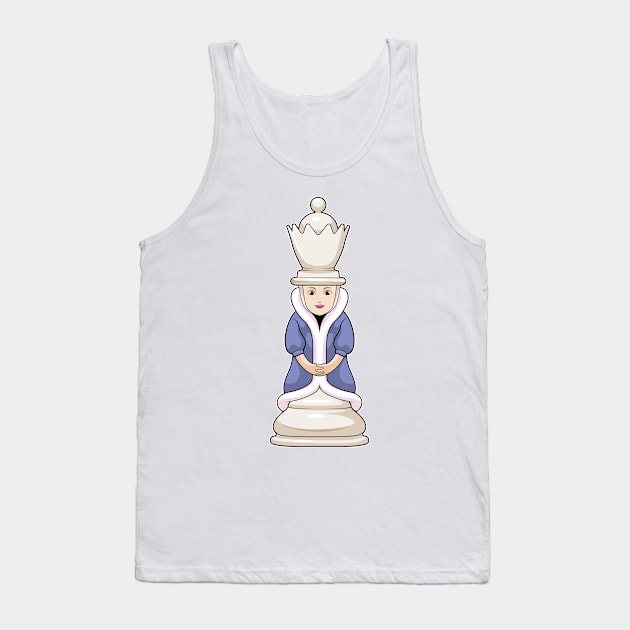 Chess piece Queen Chess Tank Top by Markus Schnabel